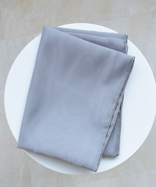 utatane（ウタタネ）の「飾り帯 オーガンジー プチ兵児帯（和装小物・レディース・ライトブルー/ミント/クリーム/マスタード/ネイビー/オフホワイト/スモークピンク/ワイン/グレー/ブラック/イエロー/グリーン・FREE）」の20枚目の写真