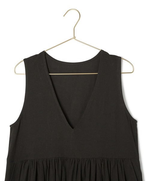 ROPE' PICNIC（ロペピクニック）の「麻混ワンピース/リンクコーデ（ワンピース・レディース・ブルー/スミクロ・38）」の14枚目の写真