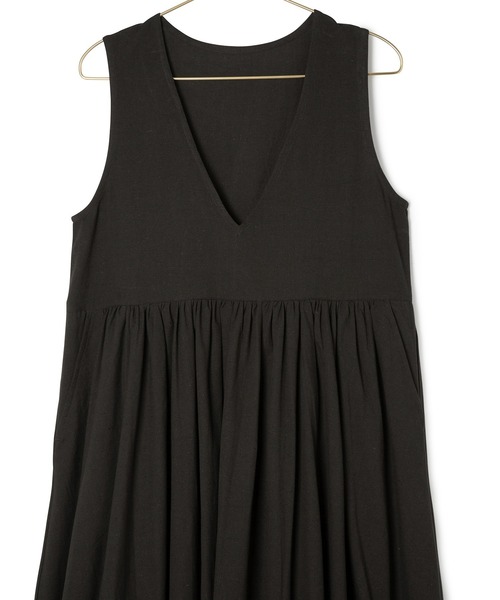 ROPE' PICNIC（ロペピクニック）の「麻混ワンピース/リンクコーデ（ワンピース・レディース・ブルー/スミクロ・38）」の18枚目の写真