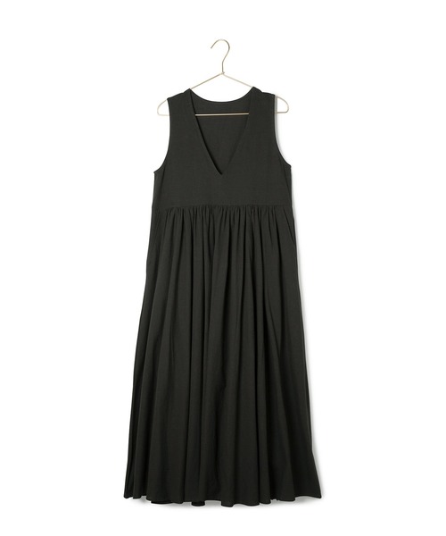 ROPE' PICNIC（ロペピクニック）の「麻混ワンピース/リンクコーデ（ワンピース・レディース・ブルー/スミクロ・38）」の19枚目の写真