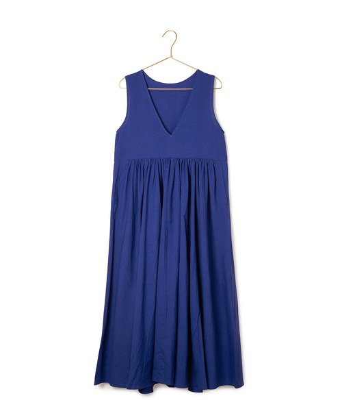ROPE' PICNIC（ロペピクニック）の「麻混ワンピース/リンクコーデ（ワンピース・レディース・ブルー/スミクロ・38）」の22枚目の写真