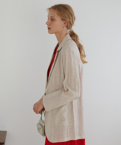 【セール】リネンテーラードジャケット（テーラードジャケット）｜TITE IN THE STORE（ティテ インザ ストア）