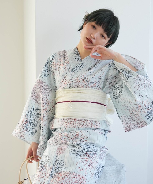 utatane 浴衣3点セット オリジナルデザイン 国内染色 utatane 浴衣 選べる浴衣3点セット utataneオリジナルデザイン