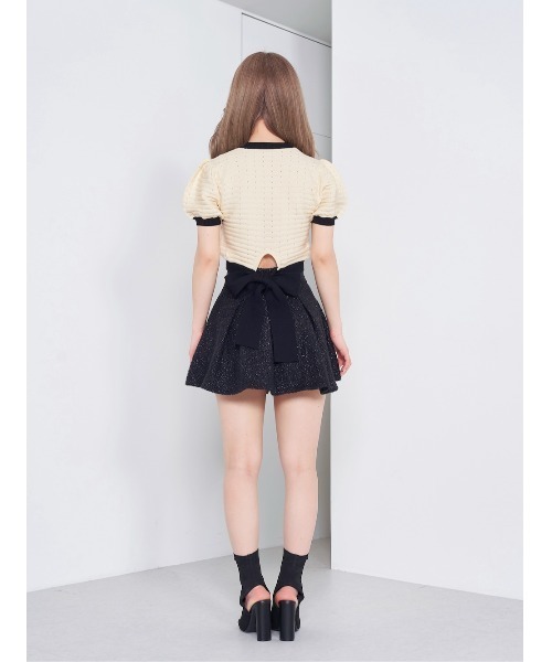 Darich バックリボンパフショルニットトップス バックリボンパフショルニットトップス – Darich (ダーリッチ)