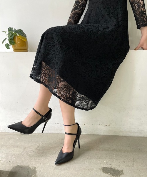 【10㎝高】ベーシックハイヒールパンプス（パンプス）｜LUGG NAGG（ラグナグ）