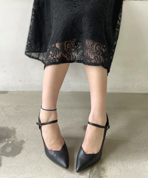 【10㎝高】ベーシックハイヒールパンプス（パンプス）｜LUGG NAGG（ラグナグ）