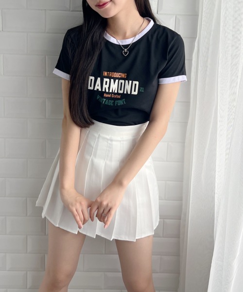 SOLLON.(ソルロン)の「ロゴプリントリンガーTシャツ(Tシャツ/カットソー・レディース・グリーン/グレー/ホワイト/ブラック・M)」の20枚目の写真
