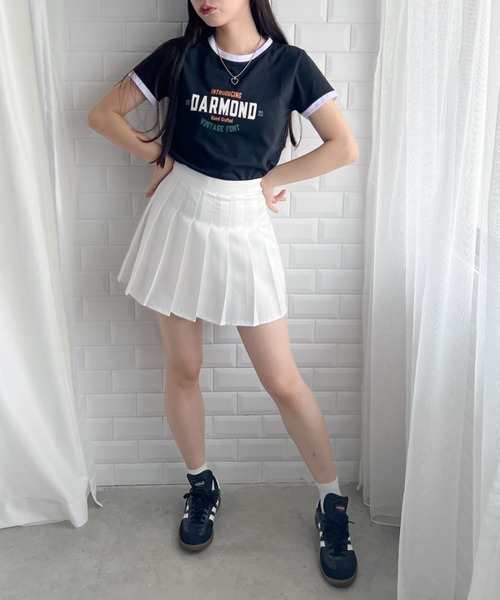SOLLON.(ソルロン)の「ロゴプリントリンガーTシャツ(Tシャツ/カットソー・レディース・グリーン/グレー/ホワイト/ブラック・M)」の21枚目の写真