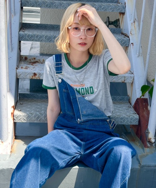 SOLLON.(ソルロン)の「ロゴプリントリンガーTシャツ(Tシャツ/カットソー・レディース・グリーン/グレー/ホワイト/ブラック・M)」の17枚目の写真