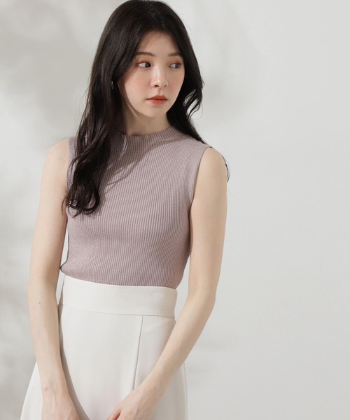 PROPORTION BODY DRESSING（プロポーションボディドレッシング）の「ジレ×リブノースリニットセット / 1214250602（テーラードジャケット・レディース・ブラウン系その他/ホワイト系その他・SMALL/MEDIUM）」の19枚目の写真