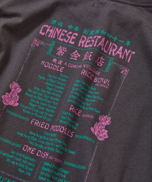 FREAK'S STORE(フリークスストア)の「限定展開 キッズ ビッグシルエット バックプリント クルーネック Tシャツ / 中華 チャイナデザイン / 紫金飯店(Tシャツ/カットソー・キッズ・チャコールグレー/サックスブルー/ホワイト・130/150/140/120)」の5枚目の写真