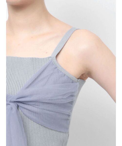 チュールリボンビスチェ（キャミソール）｜EATME（イートミー）