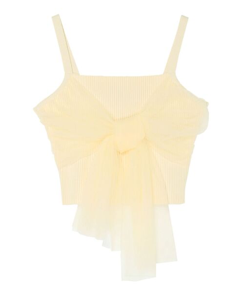 チュールリボンビスチェ（キャミソール）｜EATME（イートミー）