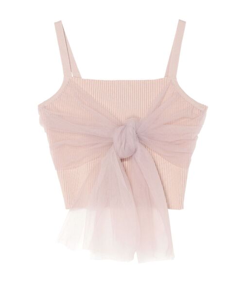 チュールリボンビスチェ（キャミソール）｜EATME（イートミー）