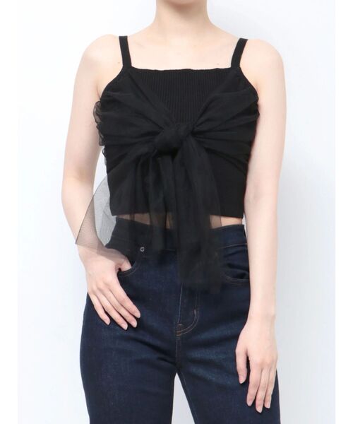 チュールリボンビスチェ（キャミソール）｜EATME（イートミー）