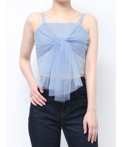 チュールリボンビスチェ（キャミソール）｜EATME（イートミー）