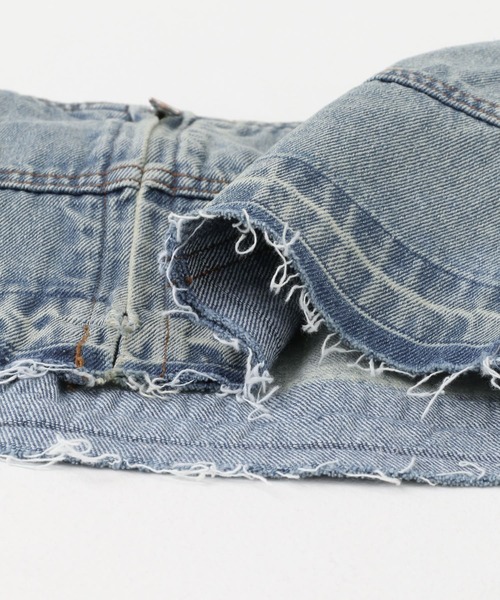 SENSE OF PLACE by URBAN RESEARCH(センスオブプレイスバイアーバンリサーチ)の「クロップドデニムビスチェ(キャミソール・レディース・ライトインディゴブルー/ブラック・ONE)」の21枚目の写真