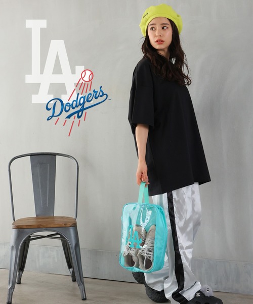 MLB(メジャーリーグベースボール)の「MLBシューズバッグ(シューズ小物/雑貨・レディース・ブラック/ライトブルー/ブルー/ブラウン・FREE)」の4枚目の写真