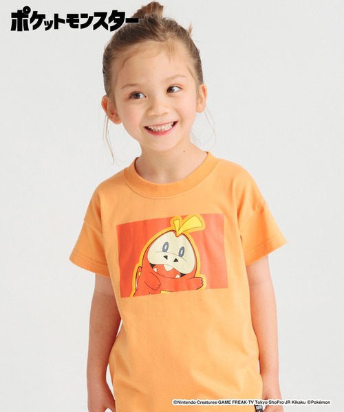 BRANSHES(ブランシェス)の「【Pokemon/ポケットモンスター(ポケモン)】半袖Tシャツ(Tシャツ/カットソー・キッズ・アイボリー/ピンク/ブラック/チャコールグレー/オレンジ/ライトグリーン/サックスブルー・110/120/100/140/150/130)」の7枚目の写真