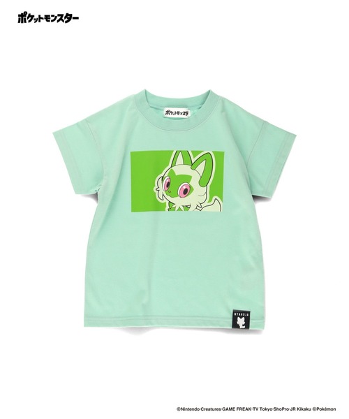 BRANSHES(ブランシェス)の「【Pokemon/ポケットモンスター(ポケモン)】半袖Tシャツ(Tシャツ/カットソー・キッズ・アイボリー/ピンク/ブラック/チャコールグレー/オレンジ/ライトグリーン/サックスブルー・110/120/100/140/150/130)」の4枚目の写真