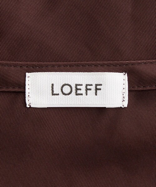 LOEFF（ロエフ）の「＜LOEFF＞フリュイド キャミソールドレス（ワンピース・レディース・ダークブラウン/ダークグレー・0/1）」の16枚目の写真