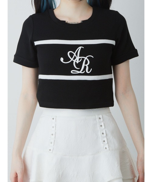 あんページ モノグラムロゴチビTOPS（Tシャツ/カットソー）｜Ank Rouge
