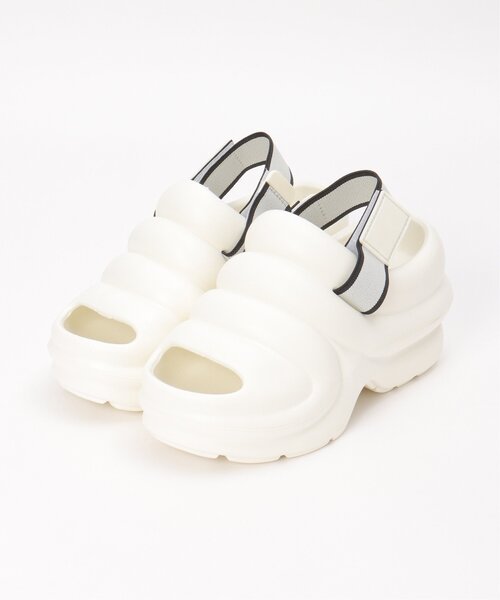 VENCEEXCHANGE（ヴァンスエクスチェンジ）の「マシュマロサンダル（サンダル・レディース・ブラック/ホワイト・M/L）」の6枚目の写真