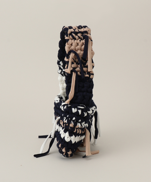 Oriens JOURNAL STANDARD（オリエンス ジャーナルスタンダード）の「【allergy x cycle by myobx Oriens】 kint ha：ショルダーバッグ（ショルダーバッグ・レディース・チャコールグレー/ネイビー・FREE）」の3枚目の写真