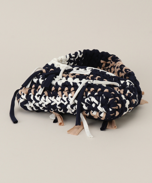 Oriens JOURNAL STANDARD（オリエンス ジャーナルスタンダード）の「【allergy x cycle by myobx Oriens】 kint ha：ショルダーバッグ（ショルダーバッグ・レディース・チャコールグレー/ネイビー・FREE）」の5枚目の写真