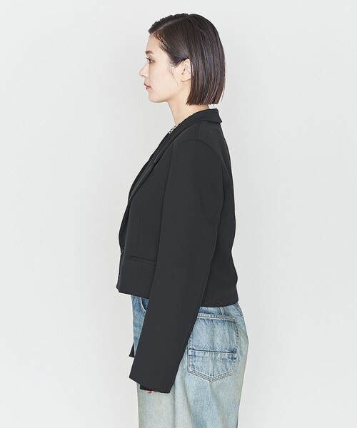 ASTRAET（アストラット）の「＜ASTRAET＞クロップ 2ボタン テーラードジャケット（テーラードジャケット・レディース・ブラック・1/0）」の6枚目の写真