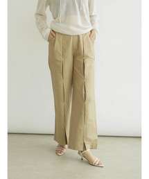 Front design flare pants