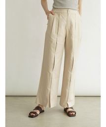 Front design flare pants