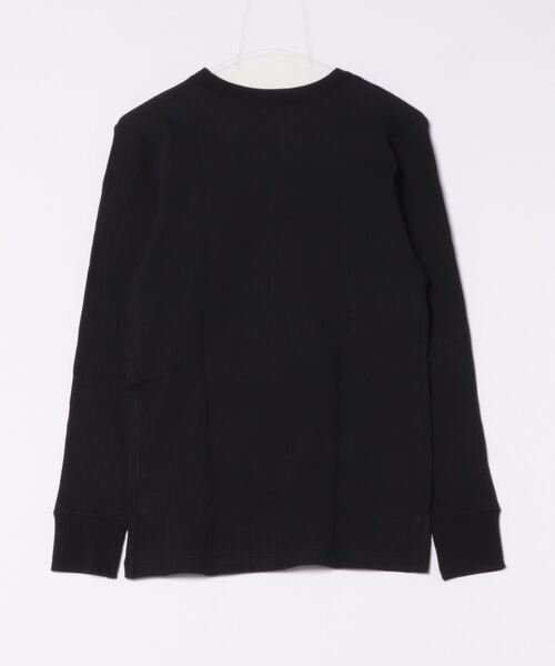 HANES(ヘインズ)の「【HANES/ヘインズ】BEEFY クルーネックロングスリーブ(Tシャツ/カットソー・メンズ・ブラック/オフホワイト/ヘザーグレー/ネイビー・M/L/LL/S)」の14枚目の写真