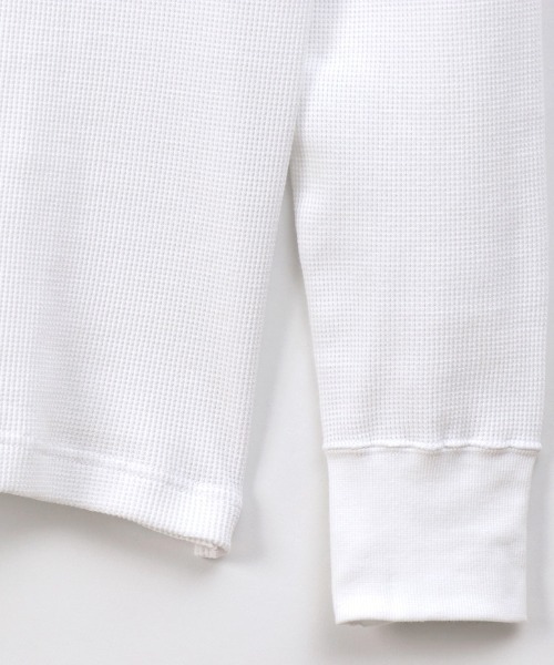 HANES(ヘインズ)の「【HANES/ヘインズ】BEEFY クルーネックロングスリーブ(Tシャツ/カットソー・メンズ・ブラック/オフホワイト/ヘザーグレー/ネイビー・M/L/LL/S)」の7枚目の写真