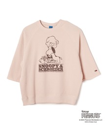FRUIT OF THE LOOMｘPEANUTS 七分袖スウェット / ピーナッツ / コラボ / キャラクター / 両面 / プリント / スヌーピー / ユニセックス
