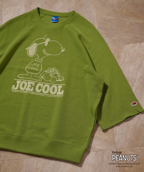 FRUIT OF THE LOOMxPEANUTS 七分袖スウェット / ピーナッツ / コラボ