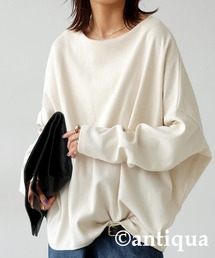 antiqua（アンティカ）の「シュッと美長袖トップス（Tシャツ/カットソー）」