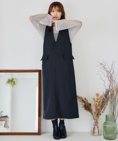 cp9agsrgsr様オーダー専用 mysty woman（ミスティウーマン）の「深Vジャンスカ 148922