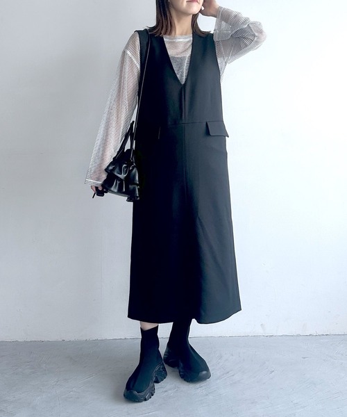 cp9agsrgsr様オーダー専用 mysty woman（ミスティウーマン）の「深Vジャンスカ 148922