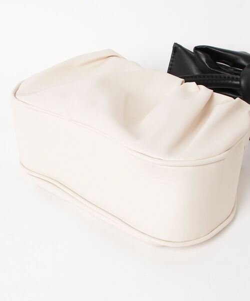 WEGO（ウィゴー）の「WEGO/リボンハンドバッグ（ハンドバッグ・レディース・アイボリー・FREE）」の18枚目の写真