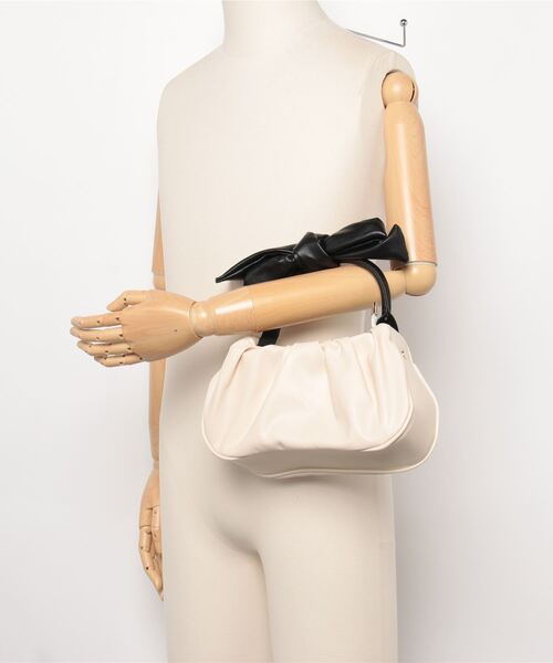 WEGO（ウィゴー）の「WEGO/リボンハンドバッグ（ハンドバッグ・レディース・アイボリー・FREE）」の20枚目の写真