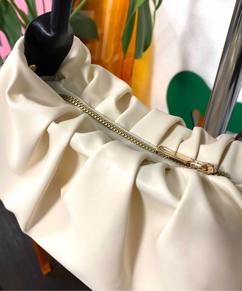 WEGO（ウィゴー）の「WEGO/リボンハンドバッグ（ハンドバッグ・レディース・アイボリー・FREE）」の7枚目の写真