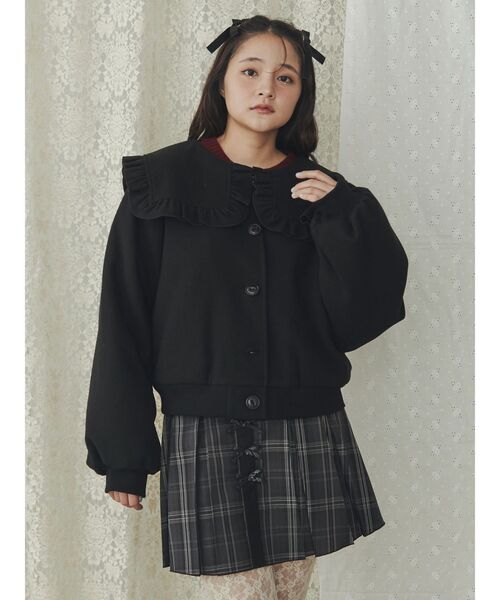 merry jenny（メリージェニー）の「フリルセーラーブルゾン（ブルゾン・レディース・ブラック/ライトブルー/オフホワイト・FREE）」の19枚目の写真