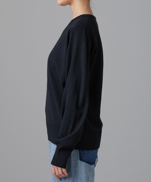 セール】静電気防止 Vネックプルオーバーニット（ニット/セーター