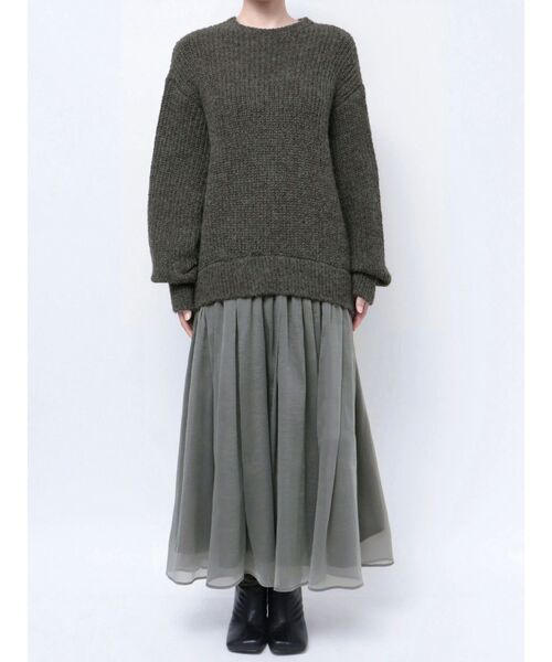 ELENDEEK（エレンディーク）の「ブラッシュヤーンニットドッキング