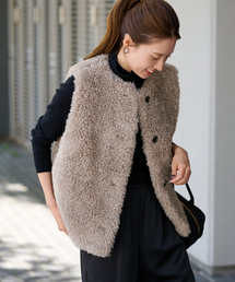 FRAMeWORK | ≪追加≫フェイクファーベスト(ベスト)