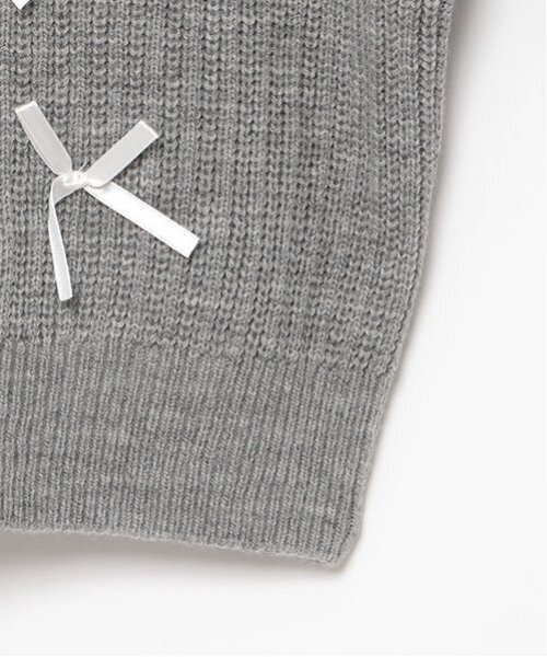 by LOVEiT（バイラビット）の「リボンカーディガンTシャツセット（ニット/セーター・キッズ・グレー/アイボリー/ブラック・120cm/130cm/140cm/150cm/160cm）」の10枚目の写真