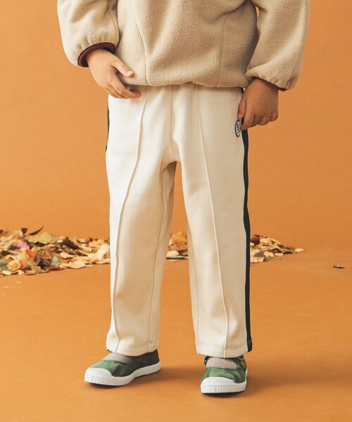 B:MING by BEAMS（ビーミングバイビームス）の「裏シャギー トラック パンツ 2024FW（100～150cm）（スラックス・キッズ・オフホワイト/ブラック・100/120/130/140/150/110）」の12枚目の写真