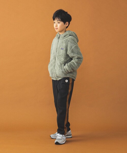 B:MING by BEAMS（ビーミングバイビームス）の「裏シャギー トラック パンツ 2024FW（100～150cm）（スラックス・キッズ・オフホワイト/ブラック・100/120/130/140/150/110）」の19枚目の写真