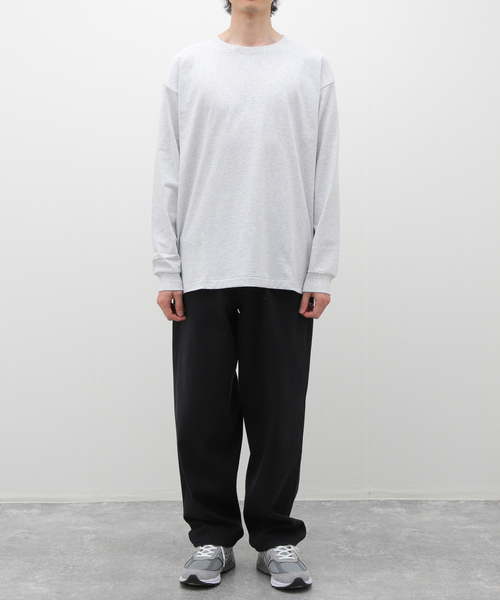 WISM(ウィズム)の「【BASEMENT GEAR / ベースメントギア】7oz Garment Wash L/SL Tee(Tシャツ/カットソー・メンズ・ホワイト/ライトグレー/ブラック/ネイビー・MEDIUM/LARGE/X-LARGE/XX-LARGE)」の17枚目の写真